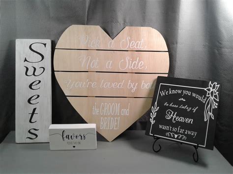 Lot Detail - Wedding Signs