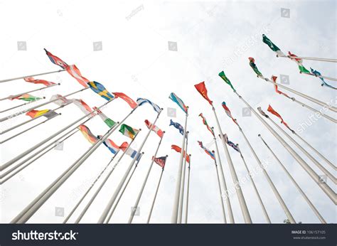 Flags World Happily Blowing Wind Stock Photo 106157105 | Shutterstock