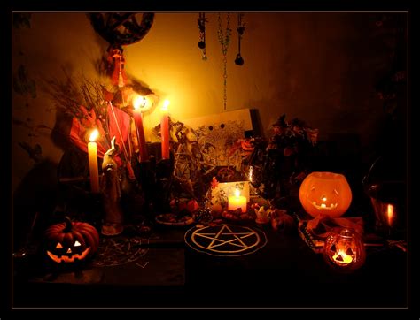 Samhain Altar 2009 by Wilhelmine on DeviantArt