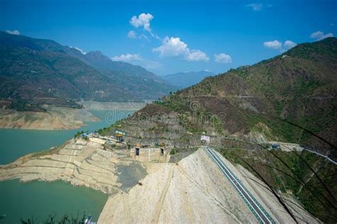 Tehri Dam of in Tehri Garhwal District of Uttrakhand. India S Largest Dam Stock Image - Image of ...