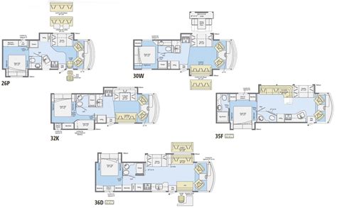 2011 Winnebago Vista class A motorhome floorplans - large picture