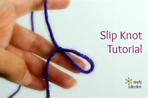 How to make a slip knot • Simply Collectible Crochet