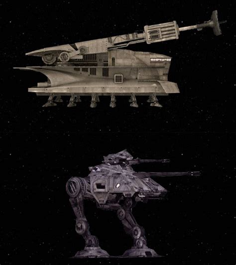 The Devolution of 'Star Wars' Ridiculous Walker Tanks | Star wars ships ...