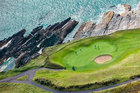 Old Head Golf Links 18th hole - Dennis Horgan Aerial Photography