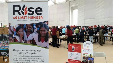 CMU Organizes 'Rise Against Hunger' Event To Package Meals For Needy ...