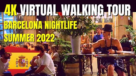 Barcelona Nightlife - La Rambla de Barcelona Nightlife - Barcelona Street Walking Tour! 4K - YouTube