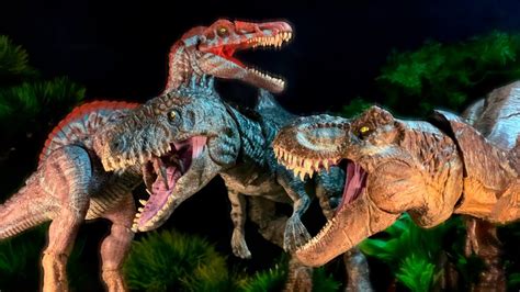 Giganotosaurus Vs T Rex Vs Spinosaurus