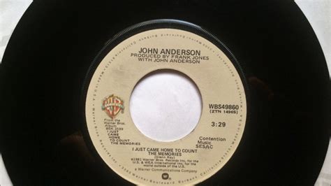 I Just Came Home To Count The Memories , John Anderson , 1981 - YouTube