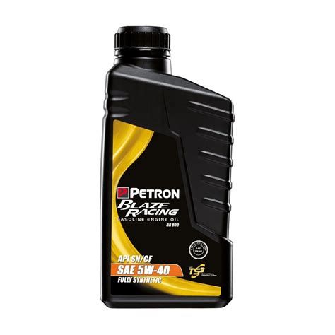 PETRON BLAZE RACING BR600 SYNTHETIC BLEND GASOLINE ENGINE OIL SAE 10W-40 - Petron