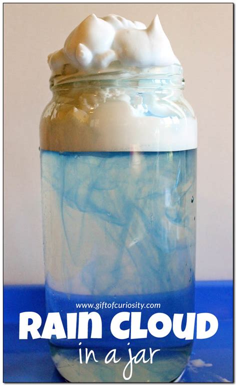 Make a rain cloud in a jar - Gift of Curiosity