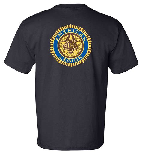 Legion Front/Back Emblem T-shirt - American Legion Flag & Emblem