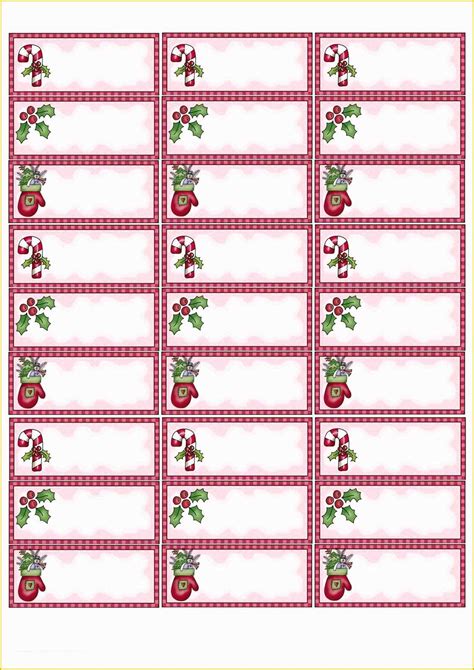 Christmas Labels Free Printable Templates Of Free Printable Labels Templates Design Template ...