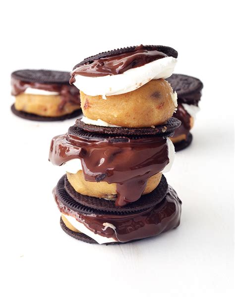 Oreo Thins Cookie Dough Smores Sandwiches | Chocolate recipes, Desserts ...