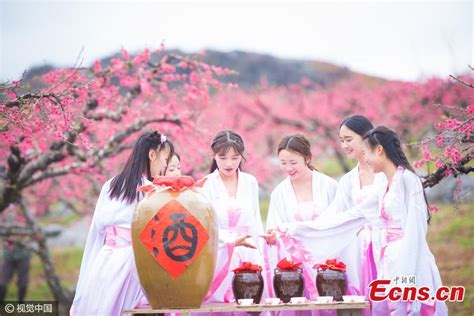 Peach Blossom Festival held in southern China(4/4)