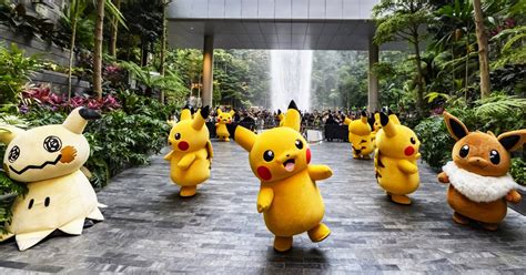 First ever Pokémon Parade in Jewel Changi Airport featuring Mimikyu ...