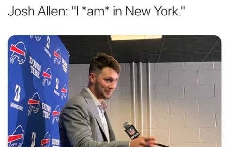 Josh Allen Meme Discover more interesting Allen, Buffalo, Football, Josh memes. https://www ...