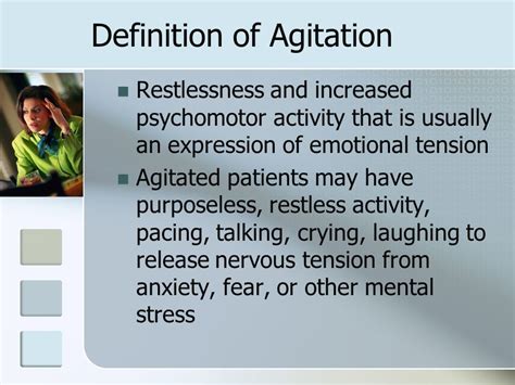 Mental Health Nursing: Agitation and Aggression - ppt download