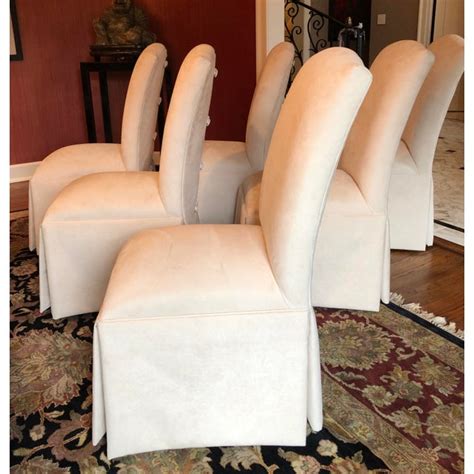 Parsons-Style Dining Chairs - Set of 6 | Chairish