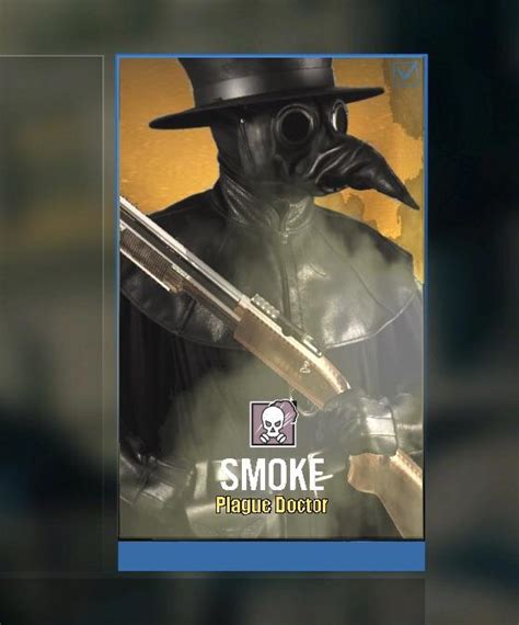 Smoke Elite Skin Idea : r/Rainbow6