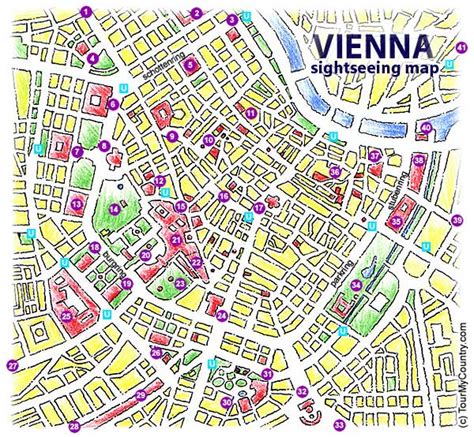 Vienna Map : Austria Guide with Map of Vienna