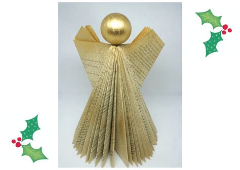 Folded Book Angel, Full Tutorial - Christine's Crafts