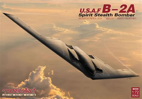 ModelCollect Aircraft 1/72 B2A US Spirit Stealth Bomber (New Tool) Ltd ...