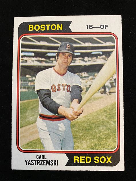 Lot - (EX) 1974 Topps Carl Yastrzemski #280 Baseball Card - HOF ...