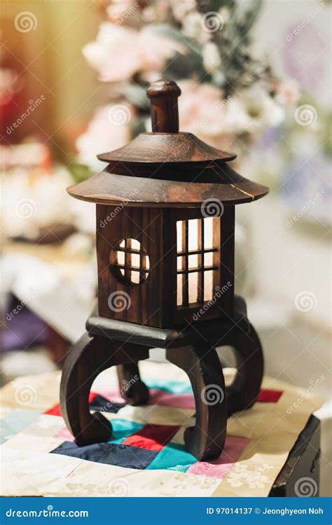 Korean Traditional Lamp for Interior Stock Image - Image of traditional ...