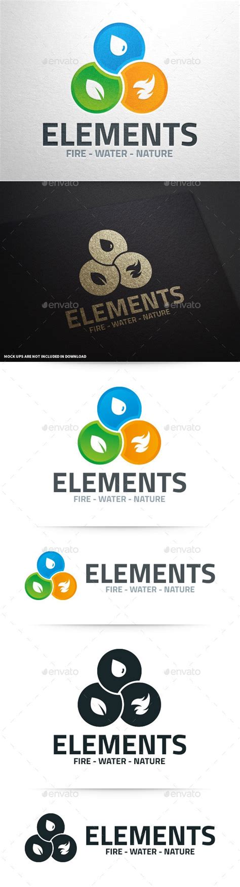 Elements Logo Template by LiveAtTheBBQ | GraphicRiver