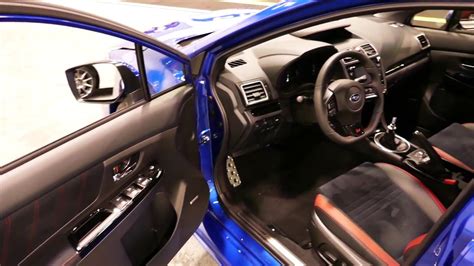 New 2019 Subaru WRX STI Limited Interior Tour - 2018 OC Auto Show, Anaheim, CA - YouTube