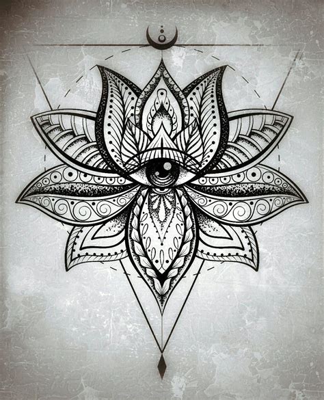 Lotus, sketch tattoo :: Behance