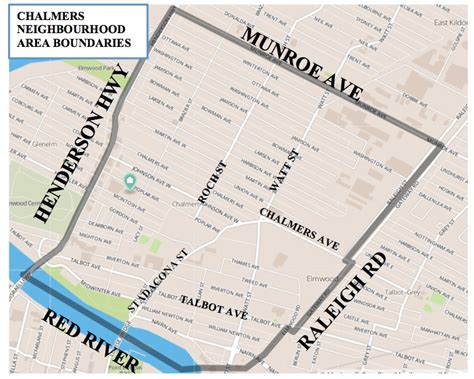 Chalmers Area Map | Chalmers Neighbourhood Renewal