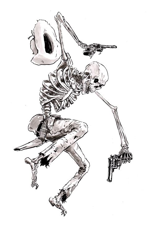 ArtStation - Skeleton Gunman