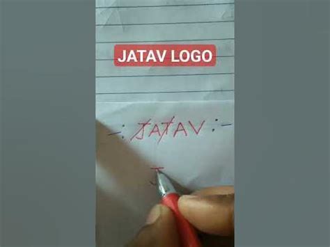 JATAV LOGO #jatav brand # jatav # calligraphy #comment ur name ! - YouTube