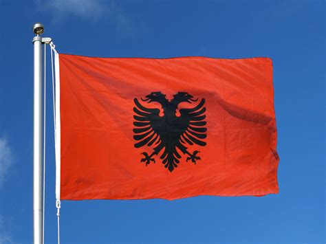 Albania Flag for Sale - Buy online at Royal-Flags