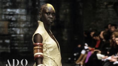 Alek Wek Runway