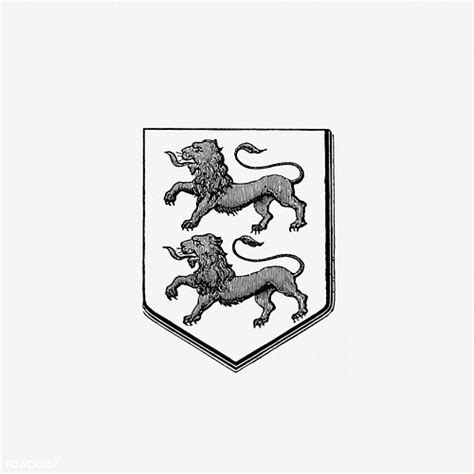 Two lions crest | Free download under CC Attribution (CC BY … | Flickr