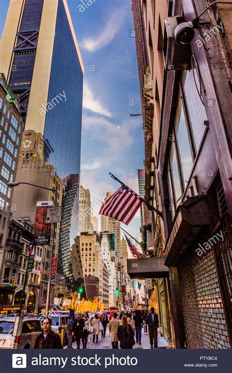 West 57th Street Manhattan New York, New York, USA Stock Photo - Alamy