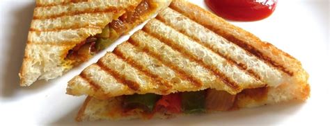 Veg Grilled Sandwich Recipe : Tasty Breakfast Toasties! – DesiDakaar