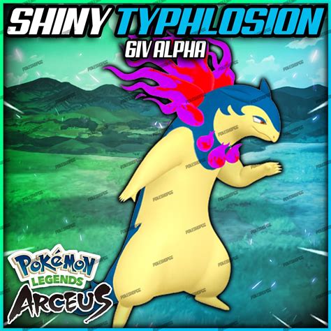 Shiny Hisuian Typhlosion / Alpha / 6IV / Max Effort Levels / - Etsy UK