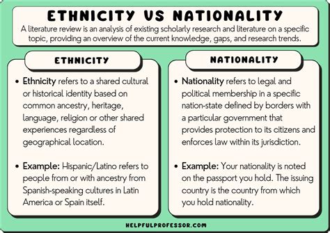 Race And Ethnicity Examples