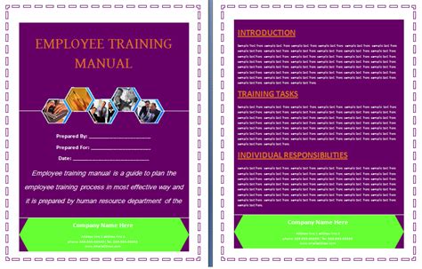 Instructional Manual Template | Professional Word Templates