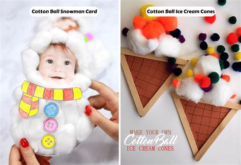 28 Crafty Cotton Ball Activities For Kids - Teaching Expertise