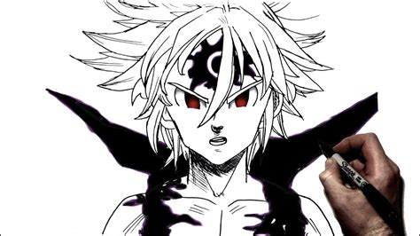 Meliodas Demon Drawing