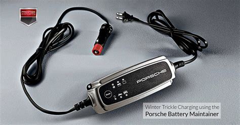 Winter Trickle Charging using the Porsche Battery Maintainer