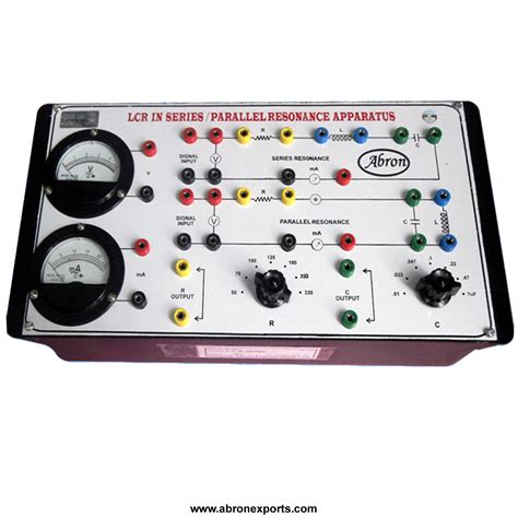 Series LCR Circuit BSc Exp 140 Electricity LCR Circuit-To find the resonant frequency of series ...