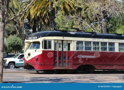 San Francisco tram editorial stock image. Image of states - 48707029