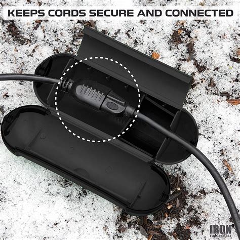 Outdoor Extension Cord Cover - Waterproof Plug Connector Safety Covers ...