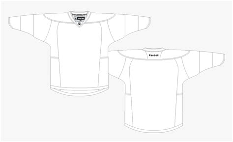 Vector Blank Hockey Jersey Template, HD Png Download , Transparent Png Image - PNGitem