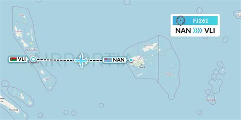 FJ261 Flight Status Fiji Airways: Nadi to Port Vila (FJI261)